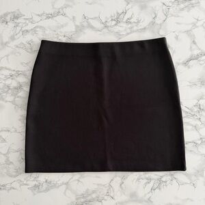 H&M Black High Waisted Mini Skirt